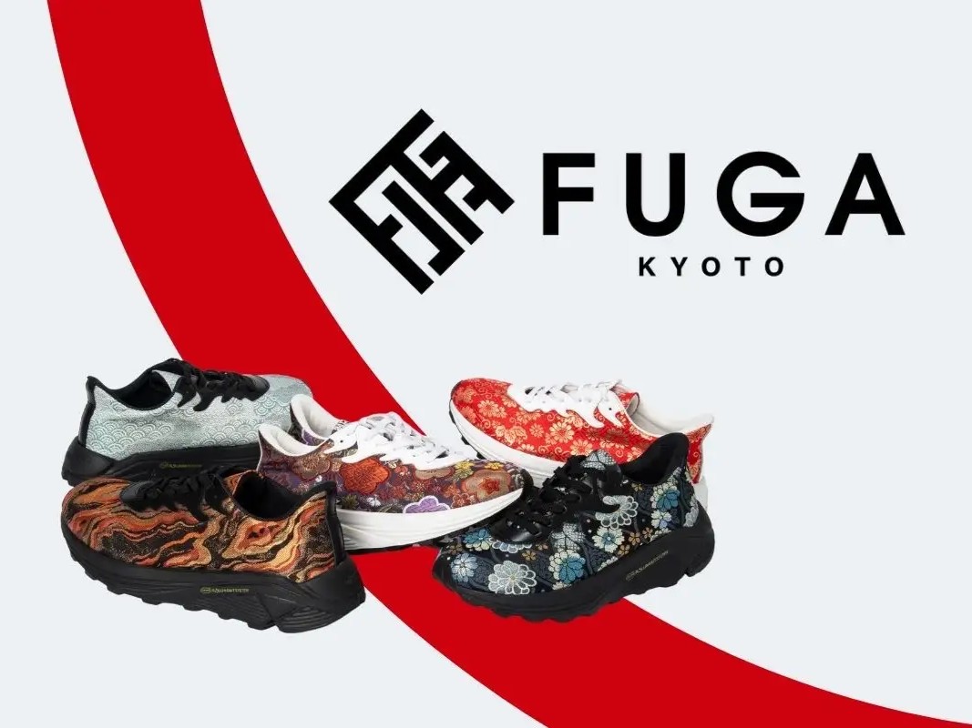 京都の伝統工芸・西陣織を使用したスニーカーブランド「FUGA」誕生
